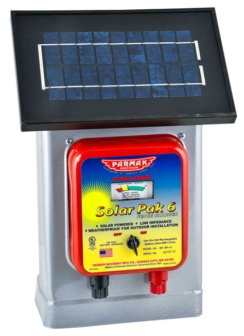 Parmak Solar-Pak 6 Electric Fence Charger - Jeffers