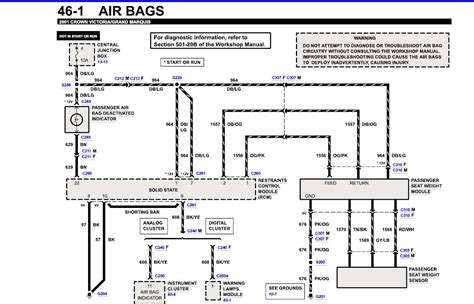 Airbag Wiring Colors: 2001 Ford Crown Vic Q&A | JustAnswer