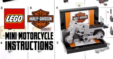 Brickfinder - LEGO Harley-Davidson Mini Motorcycle Instructions!