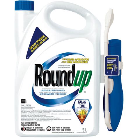 Roundup: Grass & Weed Control Herbicide - Ready to Use, 5 L ...