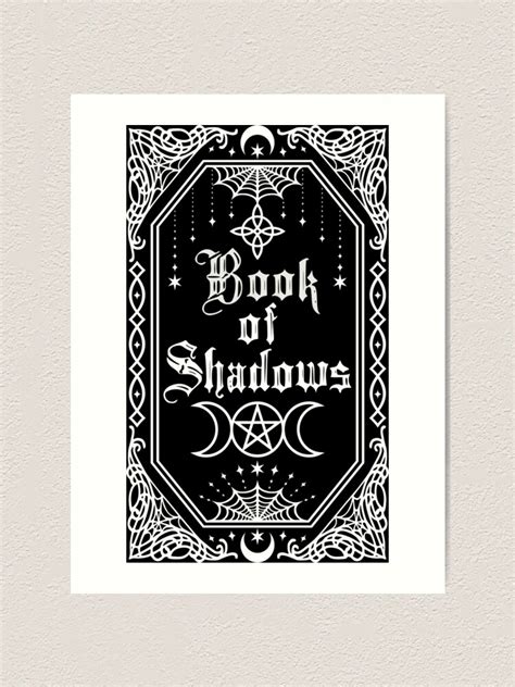 "Book of Shadows" Art Print for Sale by RavenWake | Redbubble