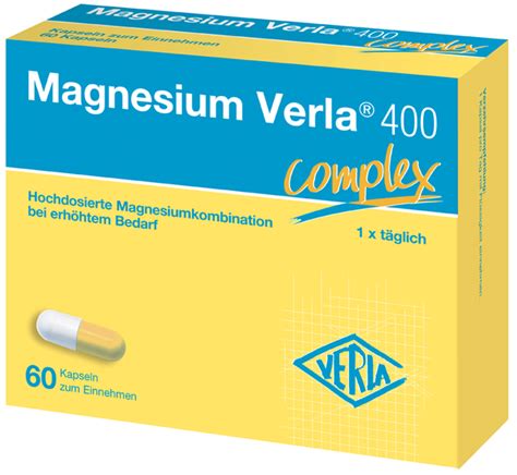 Magnesium Verla® 400 Kapseln | Magnesium Verla