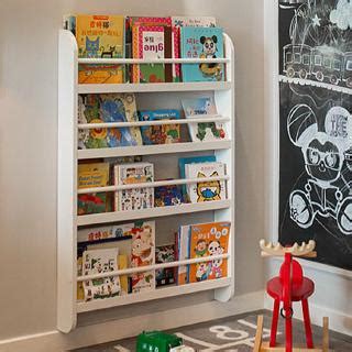 Kids bookshelf solid wood picture bookshelf wall-mounted baby bookcase ...