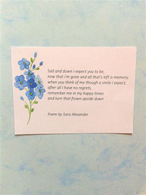 Forget me not poem | French words quotes, Flower poem, Language of flowers