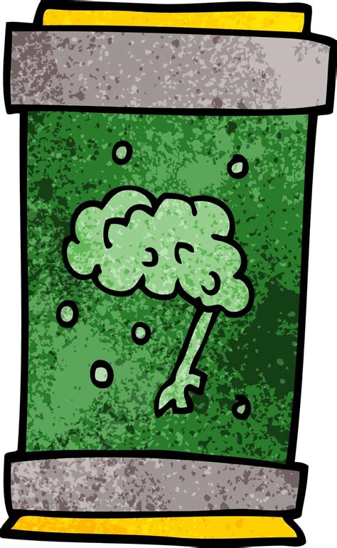 cartoon doodle brain in jar 12352639 Vector Art at Vecteezy