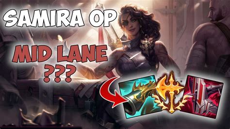 SAMIRA MID LANE??? KOREAN META BUILD - League of Legends - YouTube