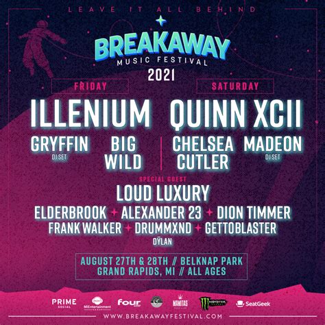 Breakaway Music Festival Takes Over Michigan, Ohio & North Carolina in 2021 | Your EDM