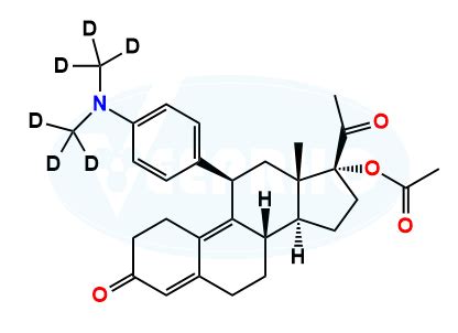 1621894-64-1: Ulipristal Acetate D6 - Veeprho