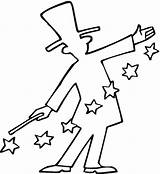 Magician Coloring Pages  Coloring Nation sketch template