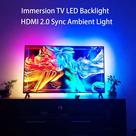 TV LED Backlight Sync Ambient Light 55″ to 65″ - Tapnet