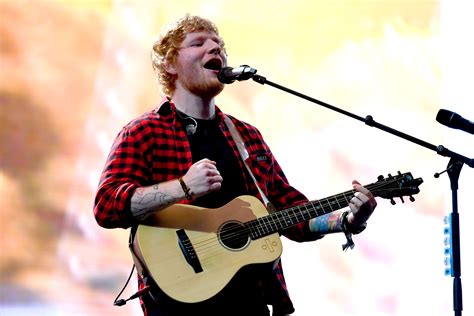 Ed Sheeran Playing Guitar