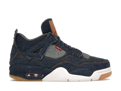 Jordan 4 Retro Levi's Denim (Tag with Levi's Logo) Men's - AO2571-401 - US