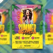 Hot Summer Music Party Flyer PSD Template | PSDFreebies.com