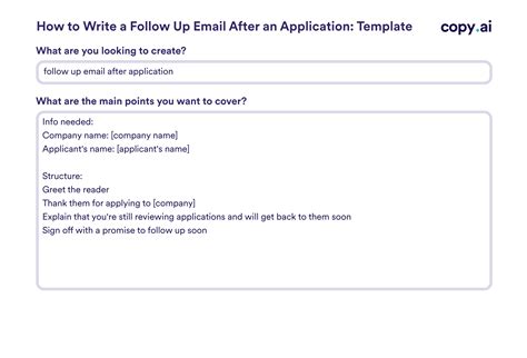 Follow Up Email After Application Templates: How To Write & Examples