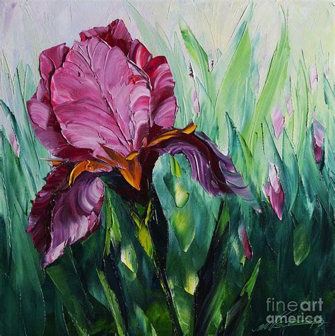 Irises Painting | Iris painting, Iris art, Flower painting