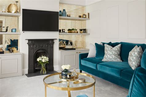 Teal Colour Scheme Living Room Ideas | Baci Living Room