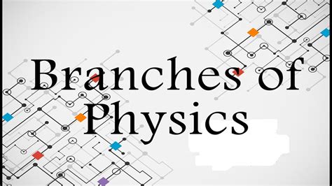 Branches Of Physics