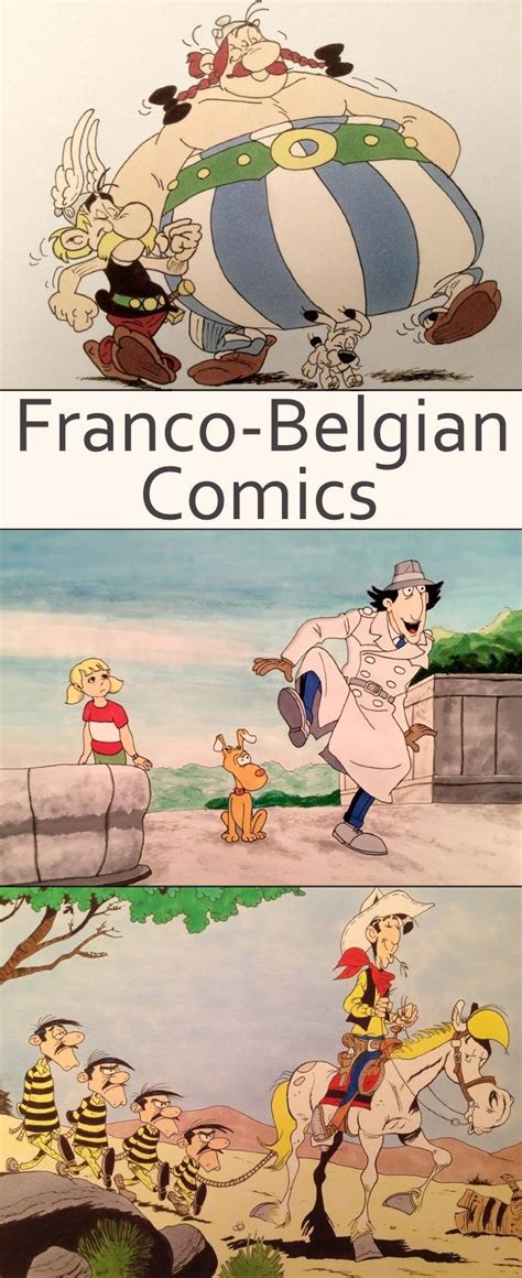 Nostalgic Franco-Belgian comics and cartoon characters paintings gallery. French and … | Drawing ...