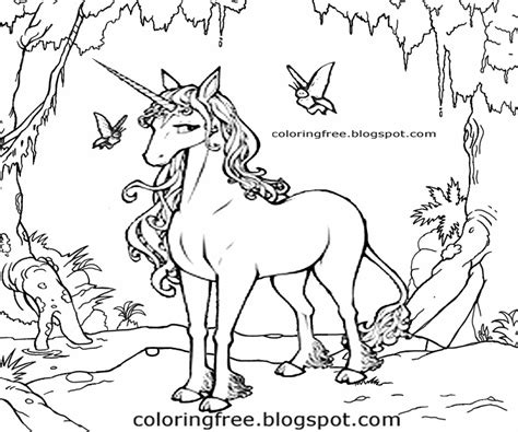 Unicorn Drawing Pictures Printable - Unicorn Coloring Pages Kids Cute Baby Drawing Color ...