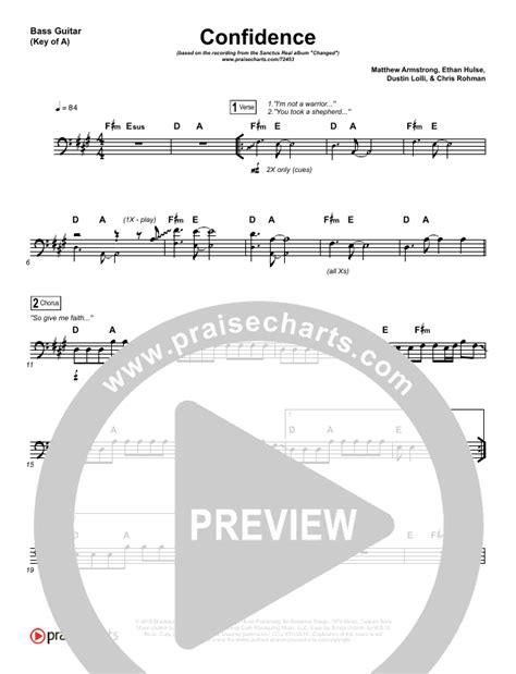 Confidence Sheet Music PDF (Sanctus Real) - PraiseCharts