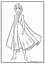 Frozen Coloring Pages To Print And Download  HeartColoring sketch template