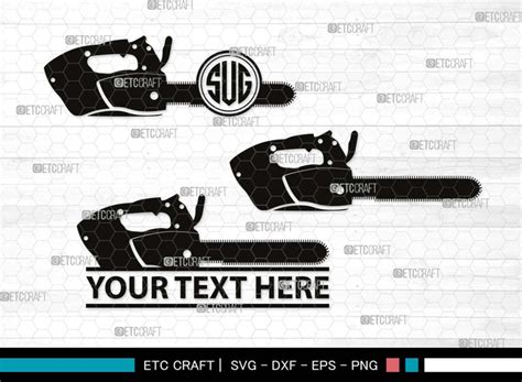 Chainsaw Monogram, Chainsaw Silhouette, Chainsaw SVG, Lumberjack Svg ...