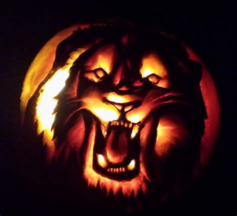 Lion Pumpkin Carving by MobotArt on DeviantArt