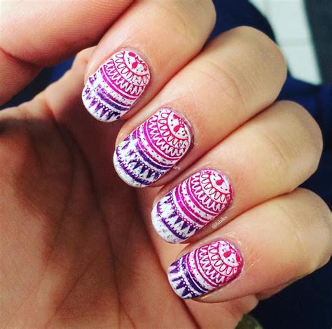 15 Tribal Inspired Nail Art Designs - trends4everyone