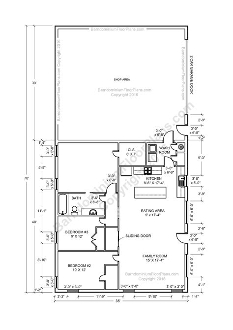 3 Bedroom Barndominium Floor Plans | barndominium-floor-plans.pages.dev