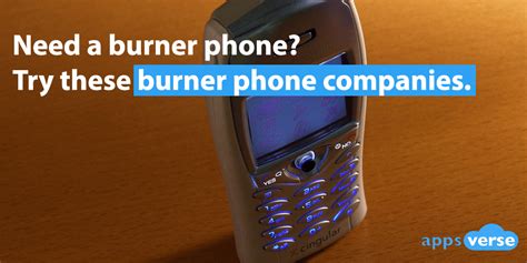 Need a burner phone? Try these burner phone companies