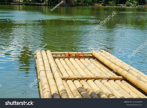 Traditional Raft Made Bamboo Lake Stock Photo 2231160849 | Shutterstock