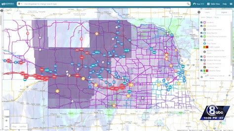 Winter storm unloads several inches of snow in parts of Nebraska - YouTube