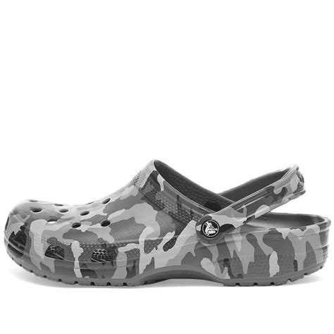 Crocs Classic Printed Camo Clog Slate Grey & Multi | END. (US)