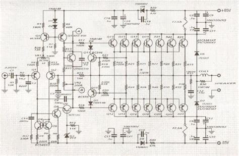 20w Audio Amplifier Circuit Diagram