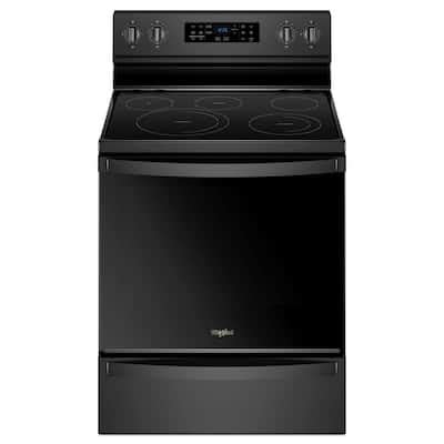 Whirlpool 2.1 cu. ft. Over the Range Microwave in Black with Steam Cooking WMH53521HB - The Home ...