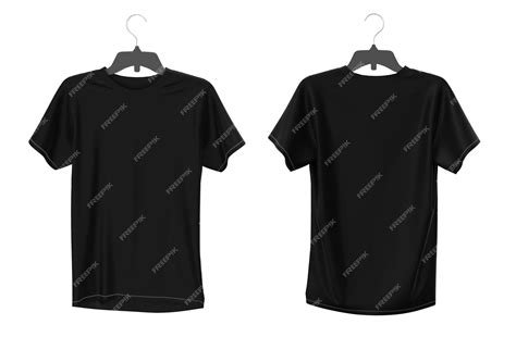 Blank Black T Shirt Mockup