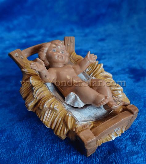 Classic Baby Jesus - 5" Fontanini Nativity Jesus w Crib 72513 - Yonder ...