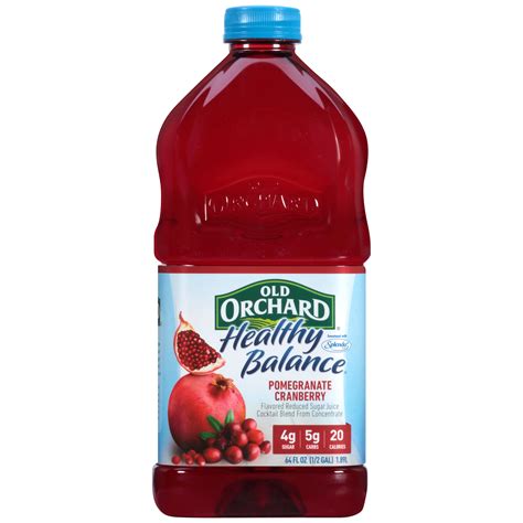 Old Orchard® Healthy Balance® Pomegranate Cranberry Juice Cocktail 64 fl. oz. Bottle - Walmart ...