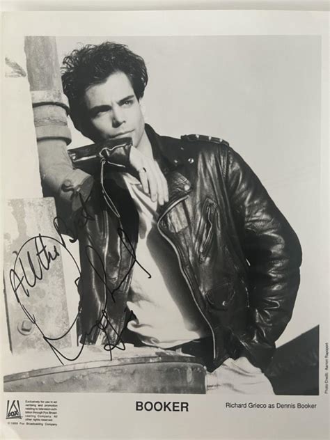 Booker Richard Grieco signed photo | EstateSales.org