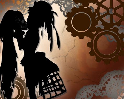 SteamPunk Silhouette by ~Faeriekirara on deviantART | Steampunk wings, Interior murals, Art