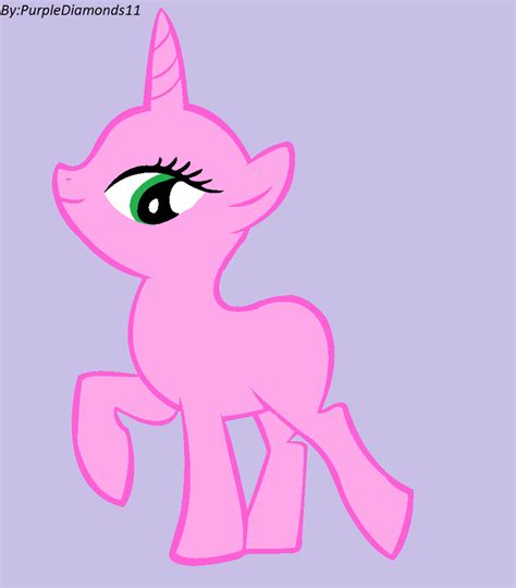 Mlp Base Unicorn by PurpleDiamonds11 on DeviantArt