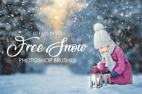 10 Free Snow Photoshop Brushes - Photoshop brushes