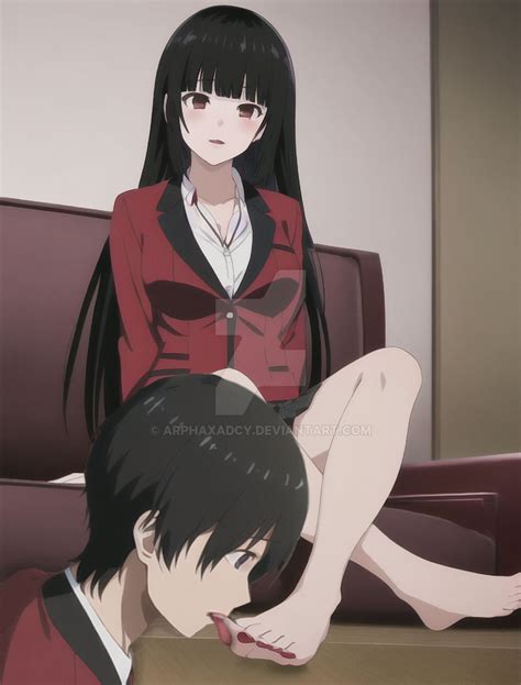 Kakegurui FW #1D: Yumeko x Ryota (anime style) by arphaxadcy on DeviantArt