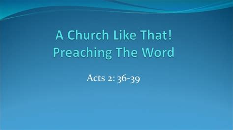 Preaching the Word! - Logos Sermons