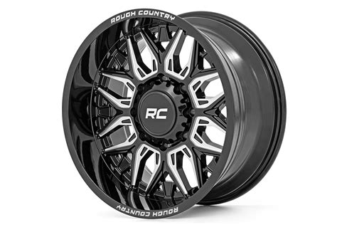 Rough Country 86 Series Wheel | One-Piece | Gloss Black | 20x10 | 6x135 | -19mm | Rough Country