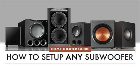 HOW TO Setup Any SUBWOOFER for HOME THEATER - EASY Subwoofer Placement ...