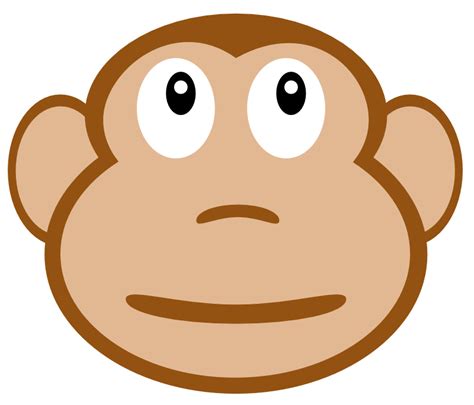 Sad Monkey Face - Cliparts.co