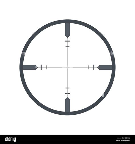 Crosshair flat icon Stock Vector Image & Art - Alamy