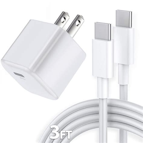 For iPhone 15 models 20W USB-C Super Fast Wall Charger Adapter Plug ...