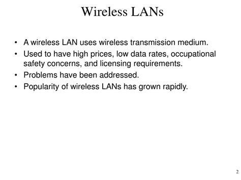 PPT - Wireless LAN Technology PowerPoint Presentation, free download - ID:6369701